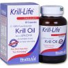 Health Aid - Krill-Life Oil 500mg Συμπλήρωμα Διατροφής για την Υγιή Καρδιακή & Εγκεφαλική Λειτουργία 60caps