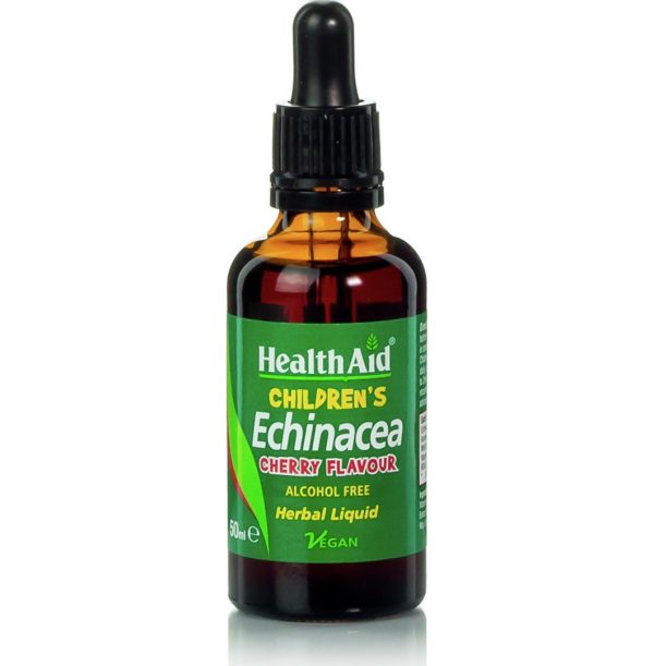 Health Aid Children's Echinacea & Vitamin C Liquid Προστατεύει Από το Κρυολόγημα και τις Ιώσεις 50ml