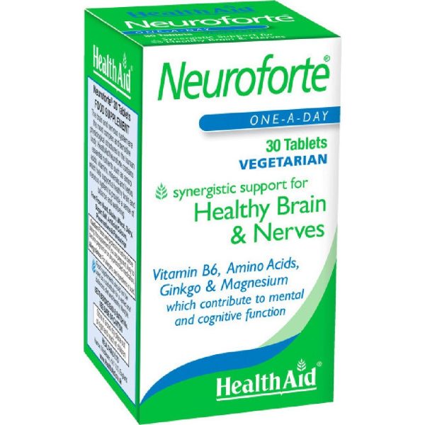Health Aid - Neuro Forte Συμπλήρωμα Διατροφής για Υγιές Νευρικό Σύστημα 30 ταμπλέτες