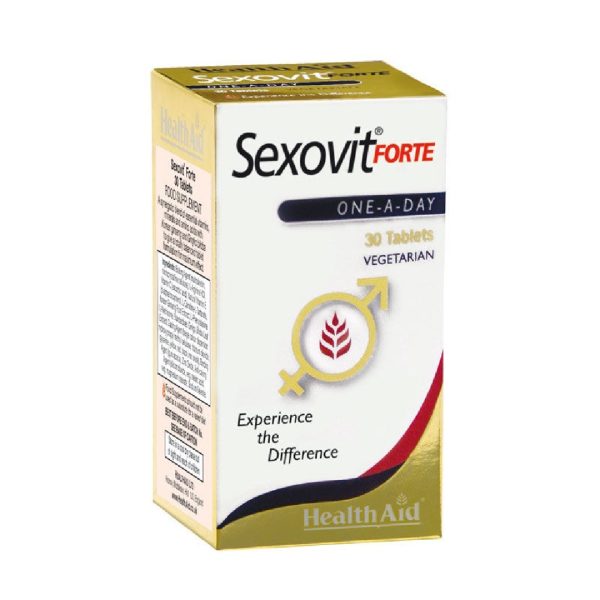 Health Aid - Sexovit Forte Συνδυασμός Βιταμινών που Δρουν Συνεργιστικά για Μέγιστο Αποτέλεσμα 30Tablets