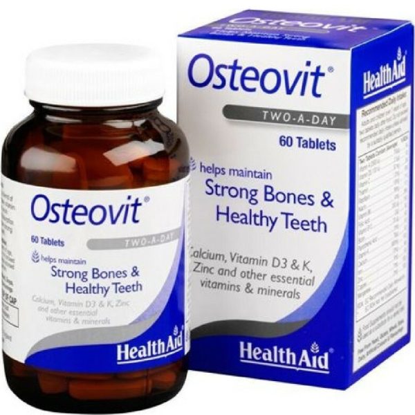 Health Aid – Osteovit Strong Bones & Healthy Teeth 60tabs Health Aid – Osteovit Strong Bones & Healthy Teeth 60tabs