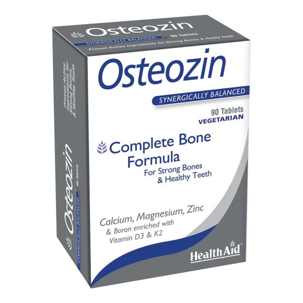 Health Aid - Osteozin Ολοκληρωμένη Φόρμουλα για την Υγεία των Οστών 90 ταμπλέτες