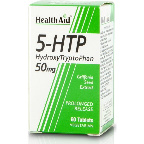 Health Aid - TryptoPhan 5-HTP Grifonia Συμπλήρωμα Διατροφής για τη Ρύθμιση της Σεροτονίνης & της Καλής Διάθεσης 60tabs Health Aid - TryptoPhan 5-HTP Grifonia Συμπλήρωμα Διατροφής για τη Ρύθμιση της Σεροτονίνης & της Καλής Διάθεσης 60tabs