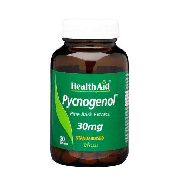 Health Aid - Pycnogenol 30mg Εκχύλισμα Πυκνογενόλη 30Tablets