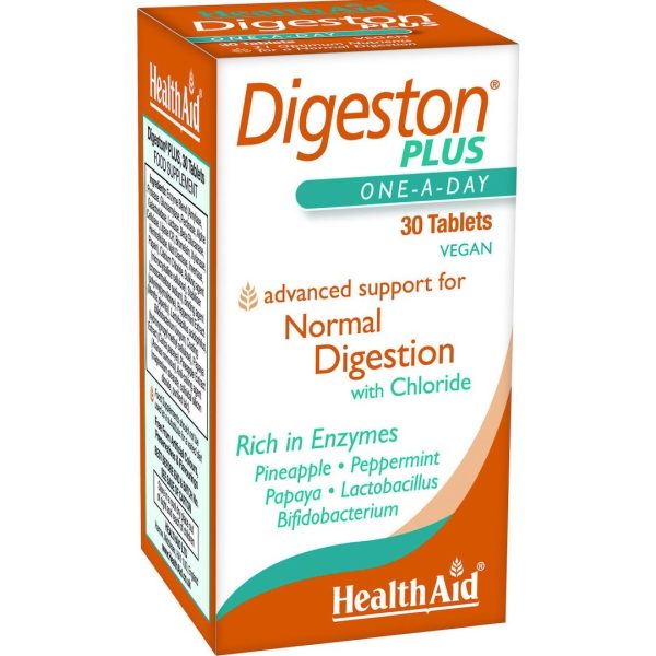 Health Aid - Digeston Plus Συμπλήρωμα Διατροφής για Ομαλή & Υγιή Πέψη 30tabs