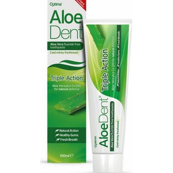 Optima - AloeDent Triple Action Toothpaste Οδοντόκρεμα 100ml Optima - AloeDent Triple Action Toothpaste Οδοντόκρεμα 100ml