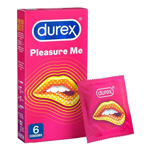 Durex - Pleasure Me Προφυλακτικά με Ραβδώσεις 6τμχ
