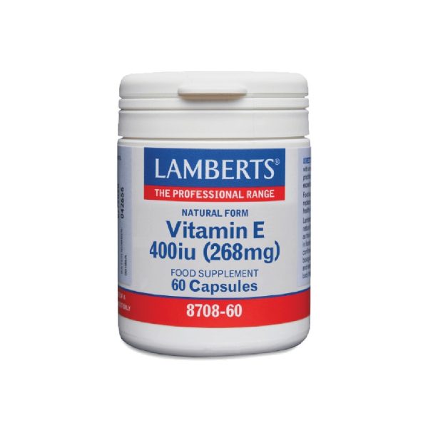 Lamberts – Natural Form Vitamin E 400iu – 60caps