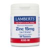 Lamberts - Zinc Citrate 15mg Συμπλήρωμα Ψευδάργυρου 90 tabs