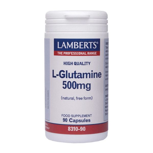 Lamberts - L-Glutamine 500mg Αμινοξύ για Καλή Εντερική Λειτουργία 90caps Lamberts - L-Glutamine 500mg Αμινοξύ για Καλή Εντερική Λειτουργία 90caps