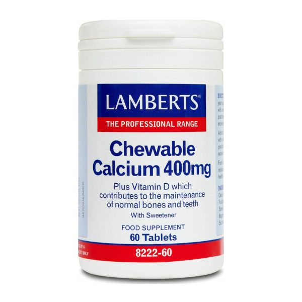 Lamberts – Chewable Calcium 400mg Lamberts – Chewable Calcium 400mg