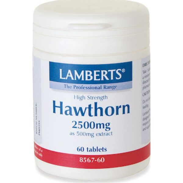 Lamberts - Hawthorn 2500mg για το Καρδιαγγειακό 60tabs