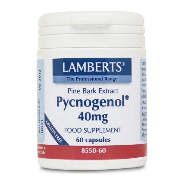 Lamberts – Pycnogenol 40mg 60 caps