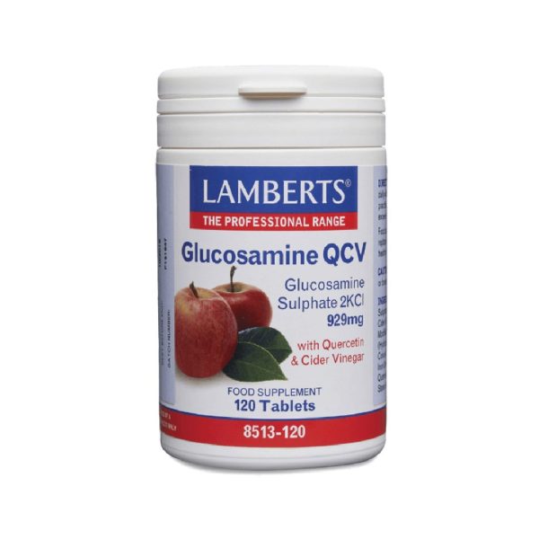 Lamberts - Glucosamine QCV Σκεύασμα με Θειική Γλυκοζαμίνη 120 tabs Lamberts - Glucosamine QCV Σκεύασμα με Θειική Γλυκοζαμίνη 120 tabs