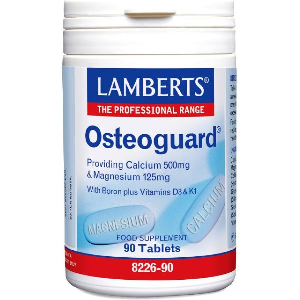 Lamberts - Osteoguard Ολοκληρωμένη Φόρμουλα για Υγειή Οστά - 90tabs