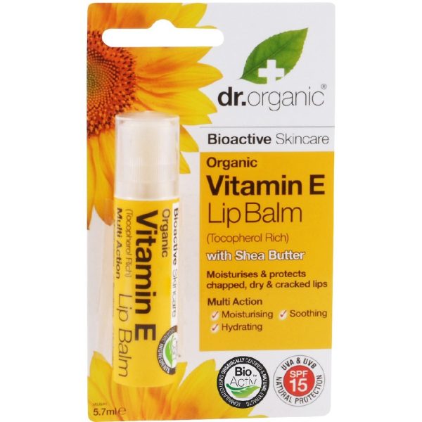 Dr. Organic – Vitamin E Lip Balm SPF15 5.7ml