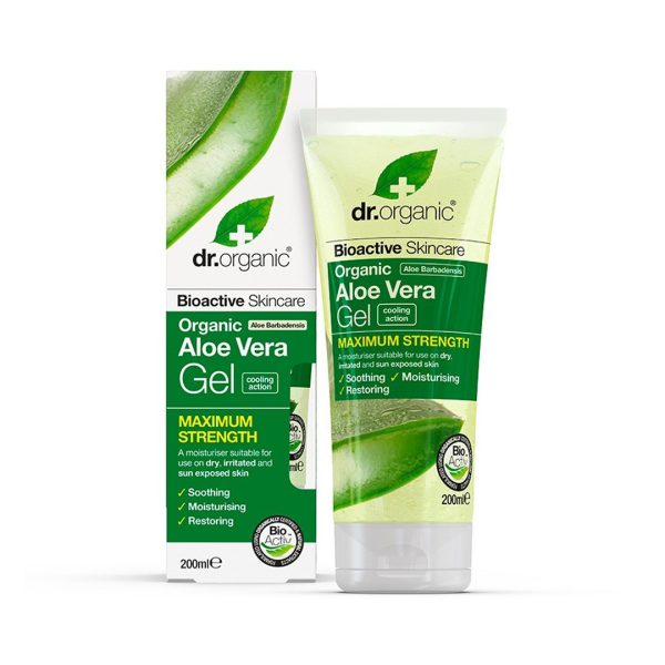 Dr. Organic - Ενυδατικό Τζελ με Αλόη 200 ml