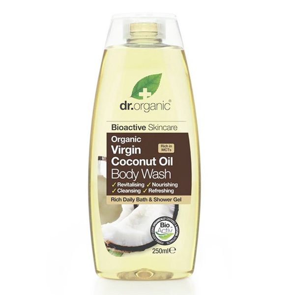 Dr. Organic - Αφρόλουτρο με Βιολογικό Έλαιο Καρύδας 250ml