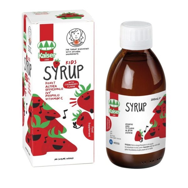 Medisei – Kaiser Kids Syrup with Strawberry 200ml Medisei – Kaiser Kids Syrup with Strawberry 200ml
