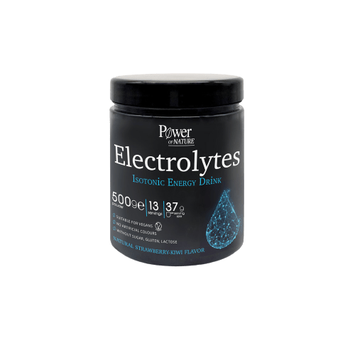 PowerHealth - Power of Nature με Ηλεκτρολύτες και Βιταμίνες για Αθλητές με Γεύση Φράουλα Ακτινίδιο 500g