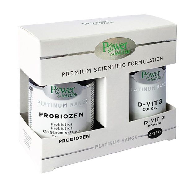 Power Health - Power Of Nature Premium Scientific Formulation Platinum Range Probiozen 15 ταμπλέτες & Δώρο Vitamin D3 2000IU 20 ταμπλέτες Power Health - Power Of Nature Premium Scientific Formulation Platinum Range Probiozen 15 ταμπλέτες & Δώρο Vitamin D3 2000IU 20 ταμπλέτες