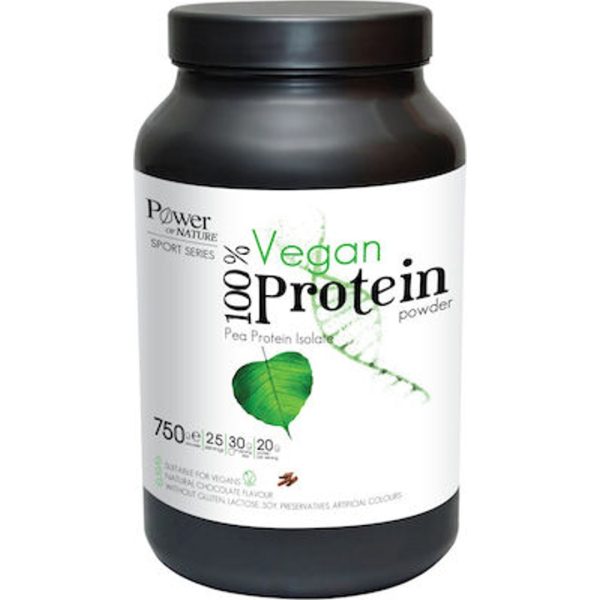 PowerHeatlh - Nature Sport Series 100% Vegan Protein 750gr Σοκολάτα PowerHeatlh - Nature Sport Series 100% Vegan Protein 750gr Σοκολάτα