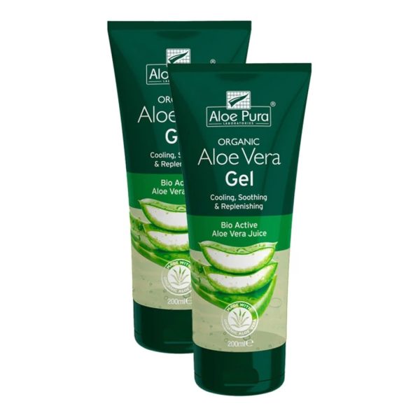 Optima - Promo Organic Aloe Vera Gel 99.9% Ζελέ Aλόης για Eνυδάτωση 2x100ml