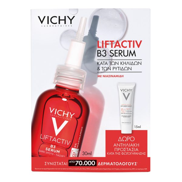 Vichy - Promo Liftactiv Specialist B3 Serum 30ml & Capital Soleil UV-Age Daily SPF50+ 15ml
