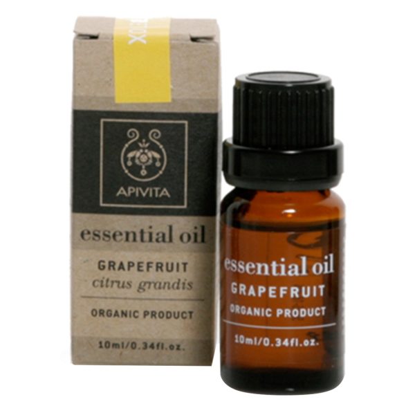 Apivita - Essential Oil Αιθέριο Έλαιο Γκρεϊπφρουτ για Αποτοξίνωση 10ml