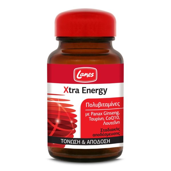 Lanes - Πολυβιταμίνες Xtra Energy 30 ταμπλέτες Lanes - Πολυβιταμίνες Xtra Energy 30 ταμπλέτες