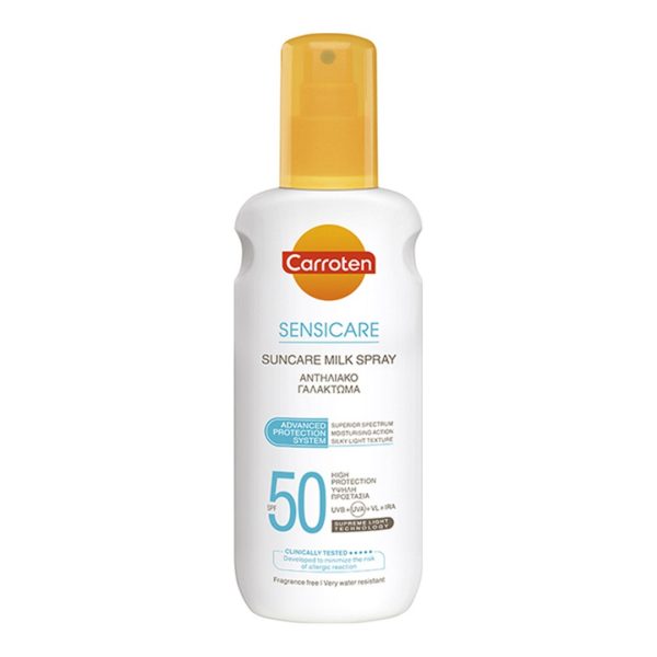 Carroten – Sensicare Suncare Milk Spray SPF50+ 200ml Carroten – Sensicare Suncare Milk Spray SPF50+ 200ml