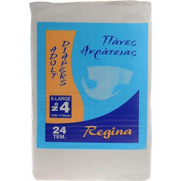 Regina - Πάνα Ακράτειας Ενηλίκων, Nούμερο 4, 24τμχ Regina - Πάνα Ακράτειας Ενηλίκων, Nούμερο 4, 24τμχ