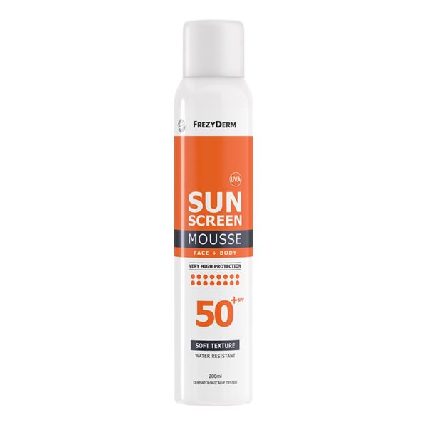 Frezyderm - Sun Screen Mousse Αντηλιακός Αφρός SPF50+ 200ml