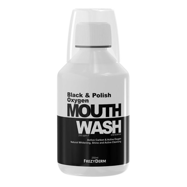 Frezyderm - Black & Polish Oxygen Στοματικό Διάλυμα 250ppm 250ml Frezyderm - Black & Polish Oxygen Στοματικό Διάλυμα 250ppm 250ml
