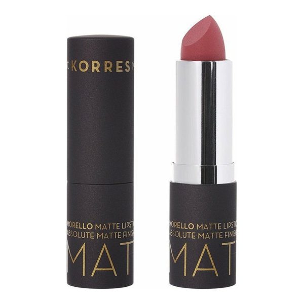 Korres - Morello Matte Lipstick 23 Natural Purple Ματ κραγιόν με κρεμώδη υφή 3.5ml