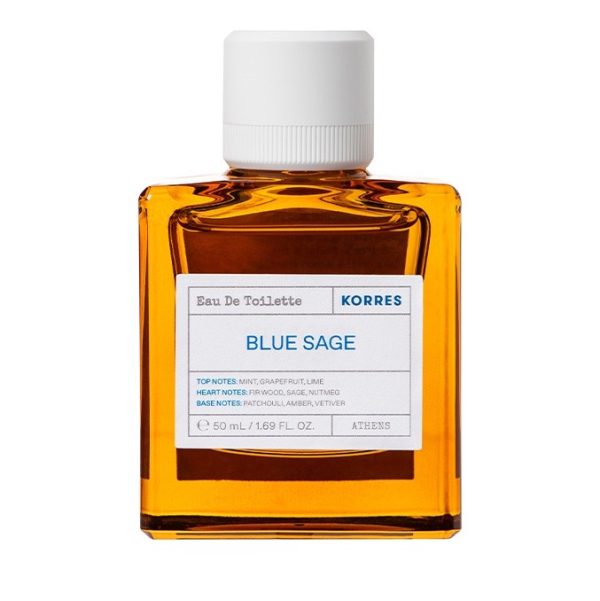 Korres - Eau de Toilette Blue Sage Lime Grapefruit Mint Ανδρικό Αρωμα 50ml