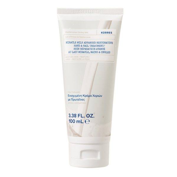 Korres - Γάλα Γαϊδούρας Ενισχυμένη Κρέμα Χεριών με Πρωτεΐνες 100ml