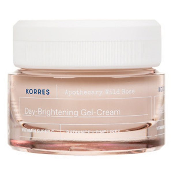 Korres - Άγριο Τριαντάφυλλο Λάμψη + Πρώτες Ρυτίδες Κρέμα-Gel Ημέρας 40ml