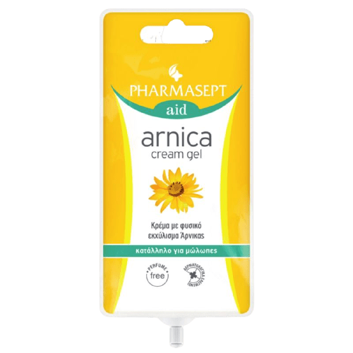 Pharmasept - Aid Arnica Cream Gel Κρέμα με Φυσικό Εκχύλισμα Άρνικας για Μώλωπες 15ml 1τμχ Pharmasept - Aid Arnica Cream Gel Κρέμα με Φυσικό Εκχύλισμα Άρνικας για Μώλωπες 15ml 1τμχ