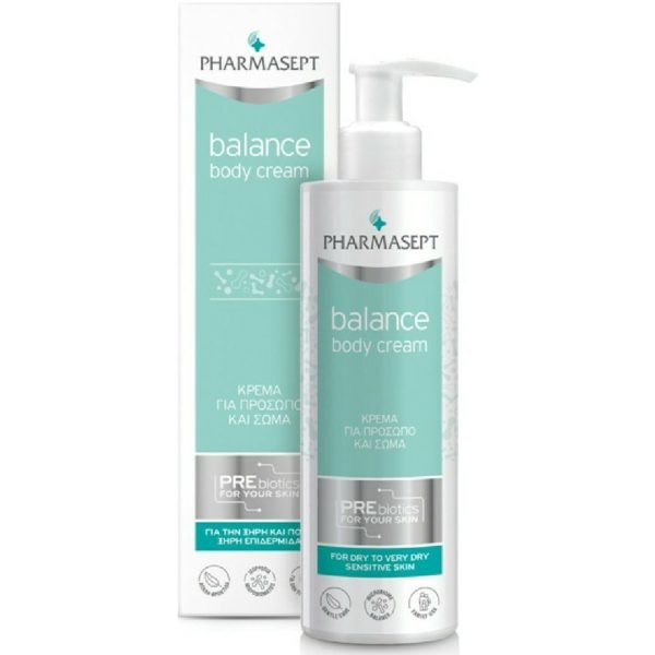 Pharmasept - Balance Body Cream Ενυδατική Κρέμα Kαθημερινής Xρήσης Για Ξηρές - Ευαίσθητες Επιδερμίδες 250ml