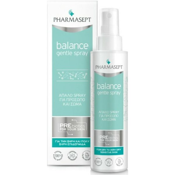 Pharmasept - Balance Gentle Spray Απαλό Spray Για Πρόσωπο και Σώμα Για Ξηρές - Ευαίσθητες Επιδερμίδες 100ml