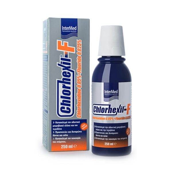 Intermed - Chlorhexil F Mouthwash Στοματικό Διάλυμα 250ml Intermed - Chlorhexil F Mouthwash Στοματικό Διάλυμα 250ml