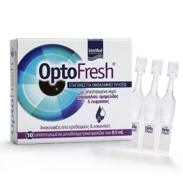 Intermed - Optofresh Σταγόνες για Οφθαλμικές Πλύσεις 10x0.5ml