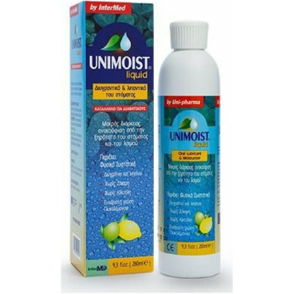 Intermed - Unimoist Liquid Καθημερινή ανακούφιση της ξηροστομίας 280ml Intermed - Unimoist Liquid Καθημερινή ανακούφιση της ξηροστομίας 280ml