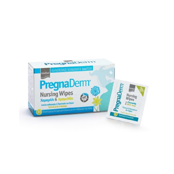 InterMed – PregnaDerm Nursing Wipes with Chamomile & Witch Hazel 30Caps InterMed – PregnaDerm Nursing Wipes with Chamomile & Witch Hazel 30Caps