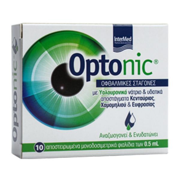 Intermed – Optonic Eye Drops with Sodium Hyaluronate Refreshing and Moisturizing 10×0.5ml