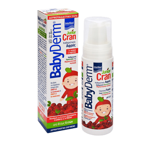 Intermed – Babyderm Junior Cran Cleansing Foam 150ml