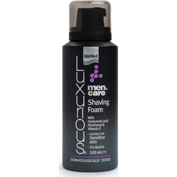 Intermed - Luxurious Men's Care Shaving Foam Πλούσιος Αφρός για Απαλό Ξύρισμα χωρίς Ερεθισμούς 100ml