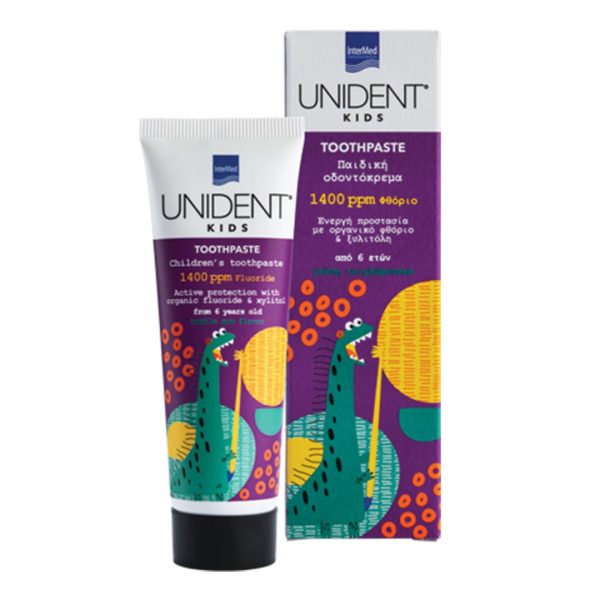 Intermed - Unident Kids Παιδική Οδοντόκρεμα 1400 ppm 50ml Intermed - Unident Kids Παιδική Οδοντόκρεμα 1400 ppm 50ml