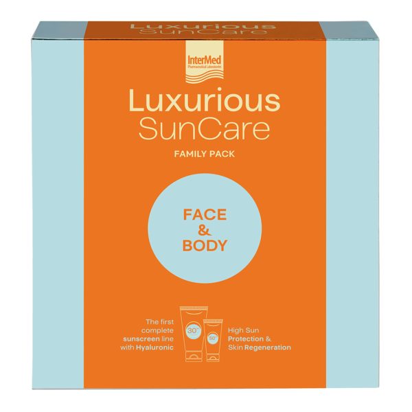 Intermed - Luxurious Suncare Family Pack Face Cream SPF50 75ml & Body Cream SPF30 200ml